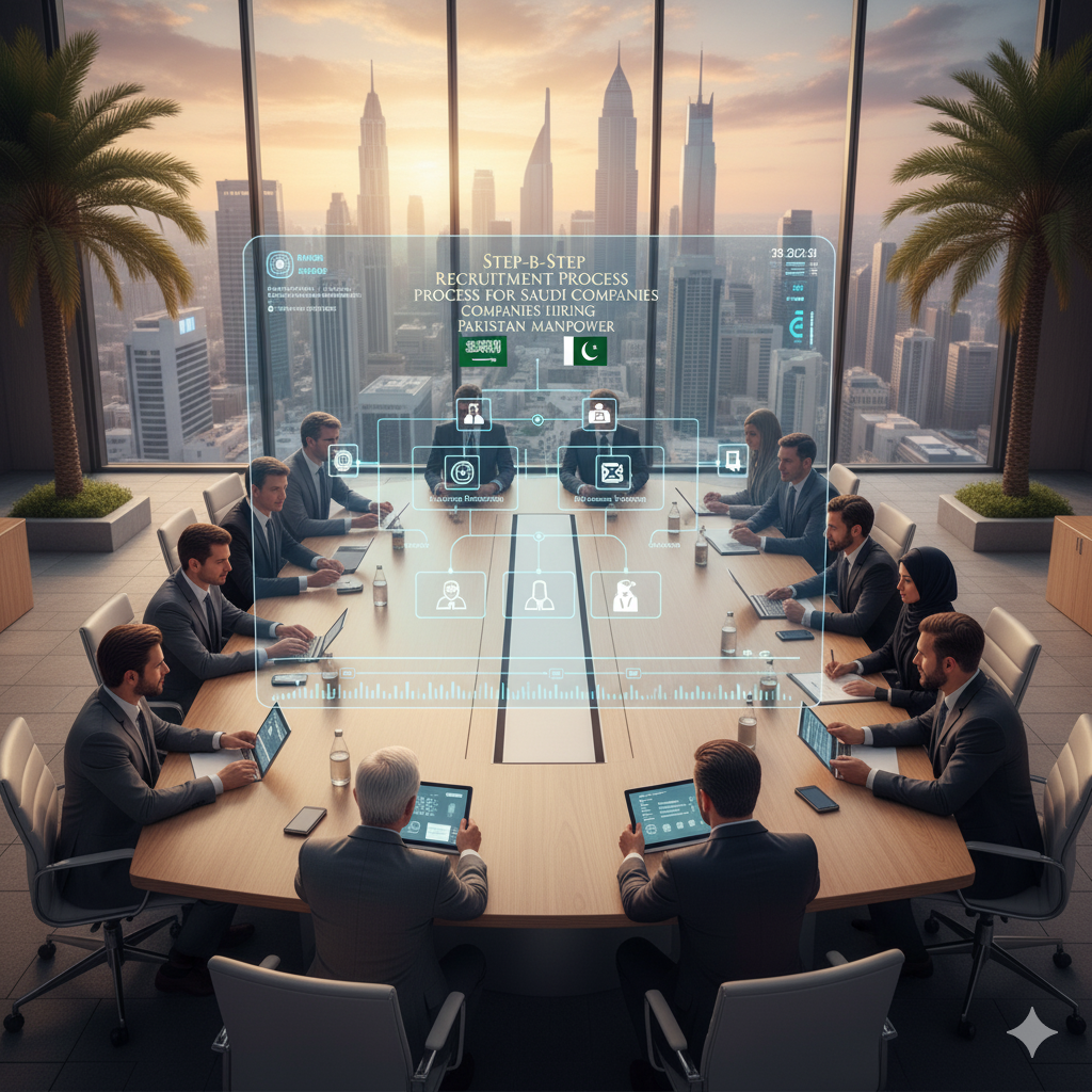 Step-by-Step Recruitment Process for Saudi Companies Hiring Pakistani Manpower