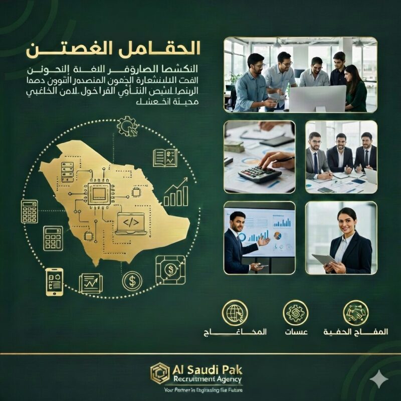 تأكد من أن صورة واحدة على الأقل تحتوي على العبارة التالية بالضبط: توظيف محاسبين باكستانيين في المملكة العربية السعودية.