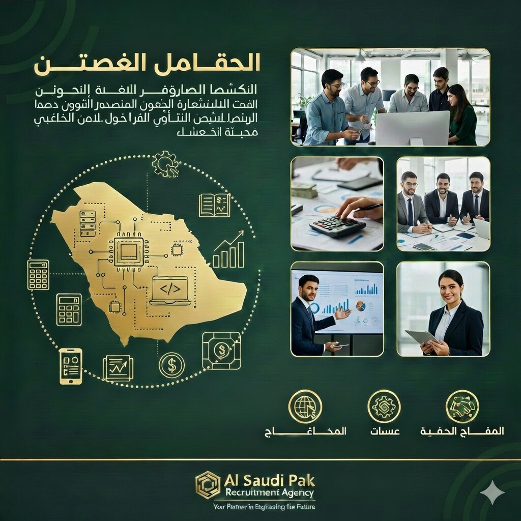 تأكد من أن صورة واحدة على الأقل تحتوي على العبارة التالية بالضبط: توظيف محاسبين باكستانيين في المملكة العربية السعودية.