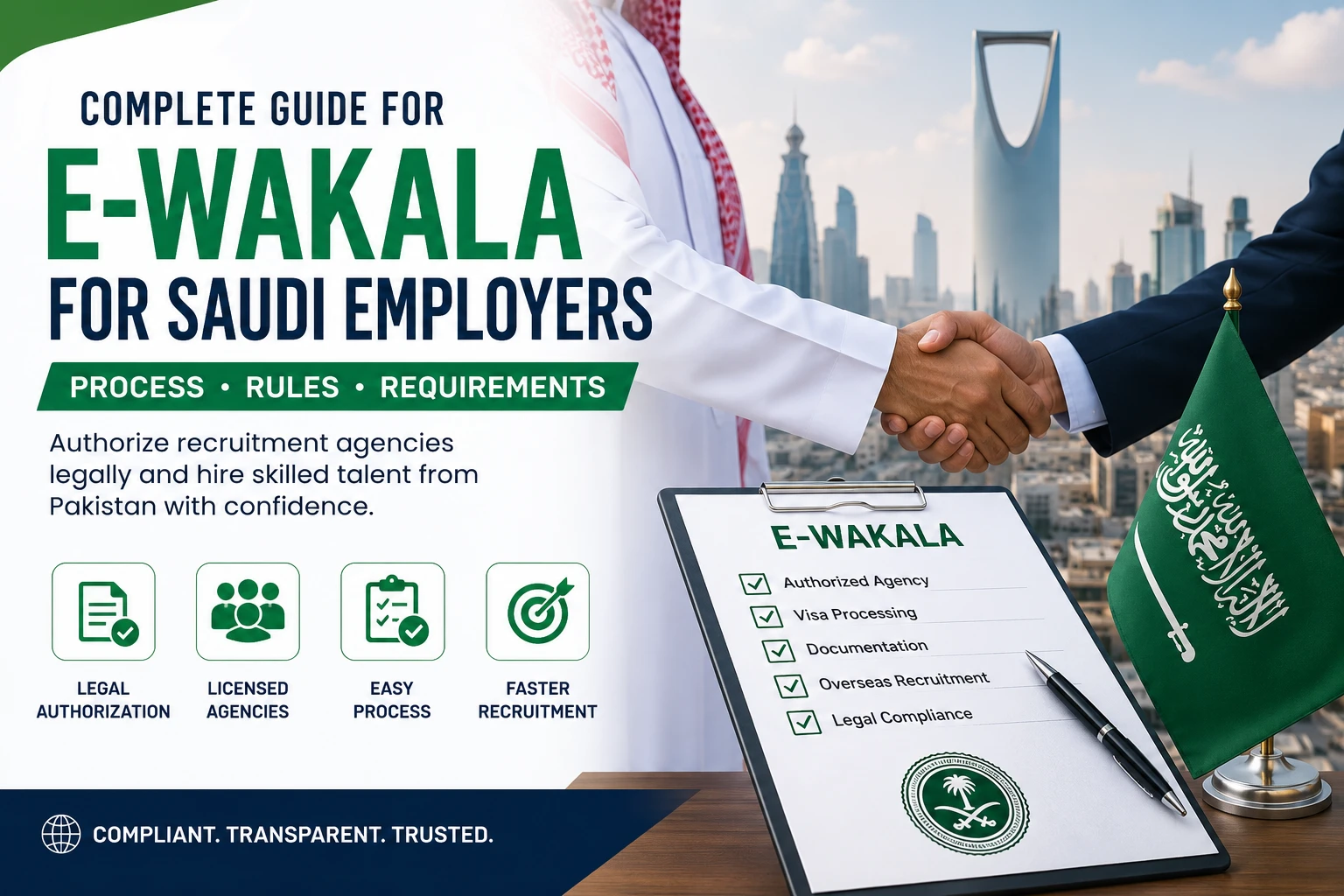 E-Wakala process for Saudi employers