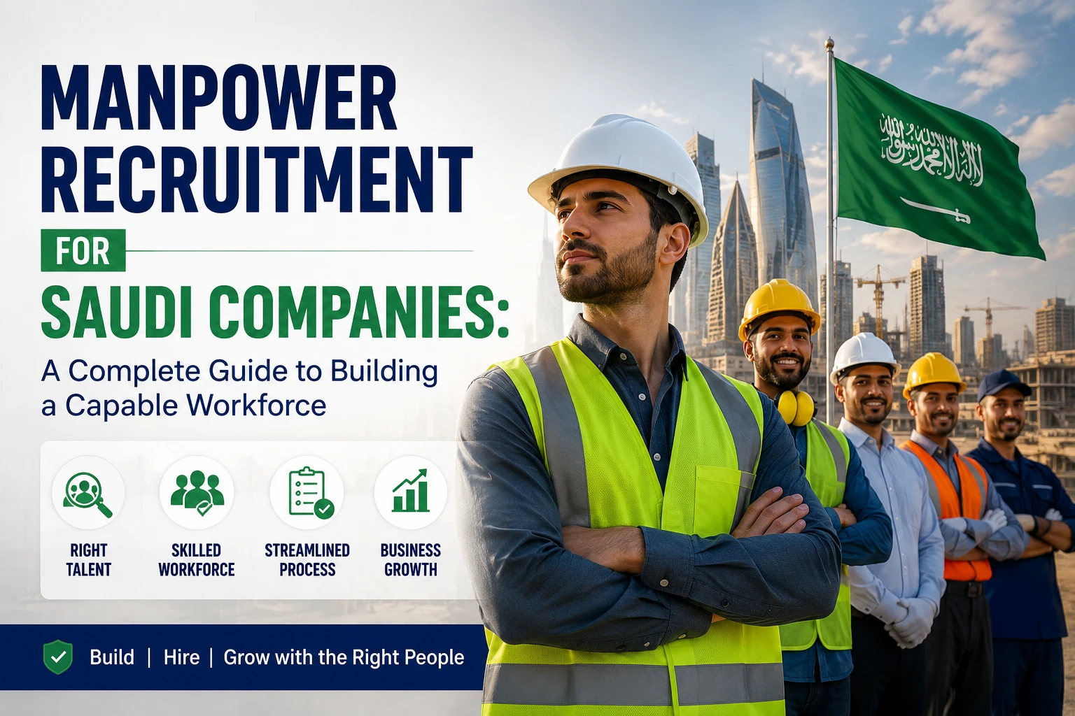 Manpower recruitment for Saudi companies with skilled workforce team