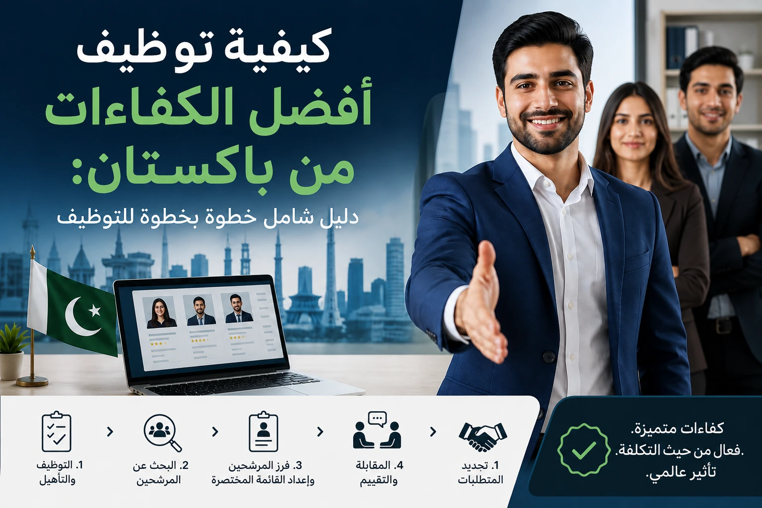أفضل الكفاءات من باكستان: دليل التوظيف الشامل خطوة بخطوة