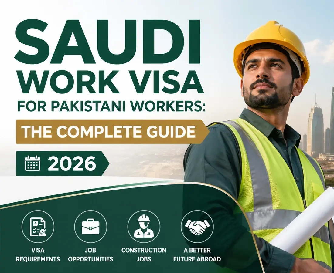 Saudi Work Visa for Pakistani Workers 2026: Construction Jobs & Opportunities in Saudi Arabia
