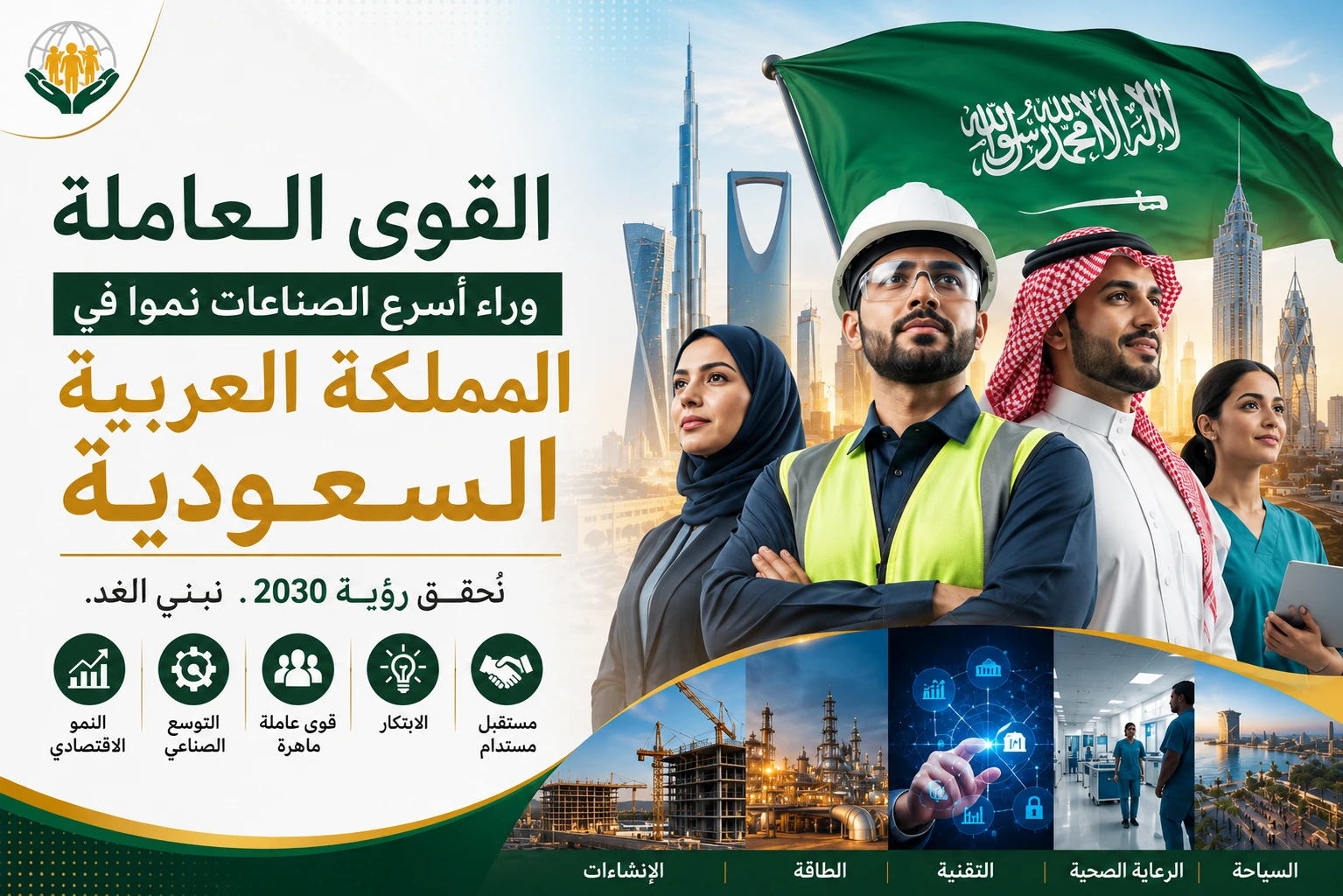 القوى العاملة وراء أسرع الصناعات نمواً في المملكة العربية السعودية