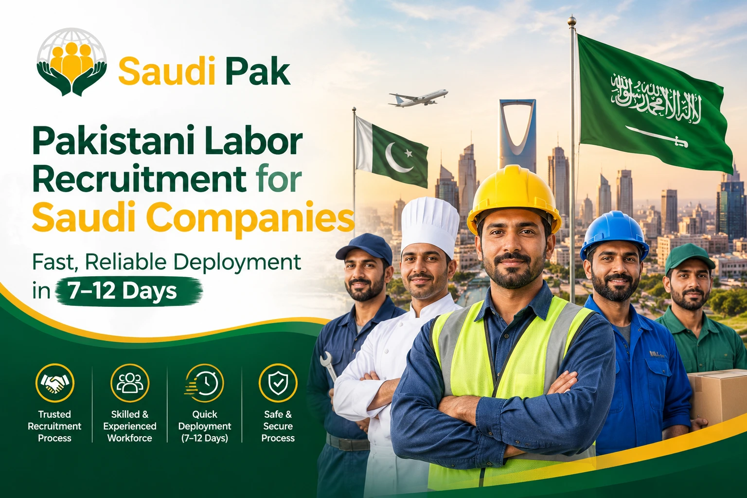 Pakistani Labor Recruitment for Saudi Companies